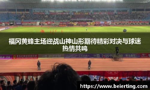 福冈黄蜂主场迎战山神山形期待精彩对决与球迷热情共鸣